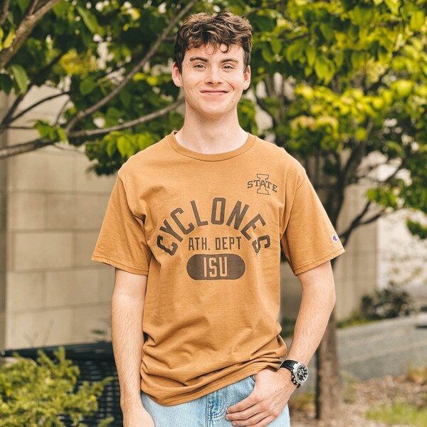Champion I-State Cyclones Brown Short Sleeve T-Shirt